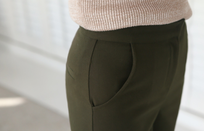 修身靴型裤宽松长裤