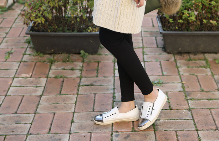 Bokasi针织衫加绒打底裤