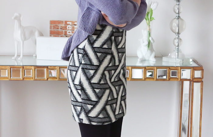 净羊毛高5件裙子