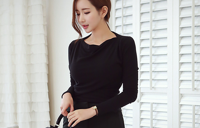 迪凯特打褶窗帘Ť恤衫