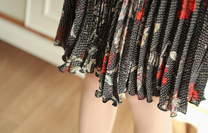 利比亚百褶连衣裙