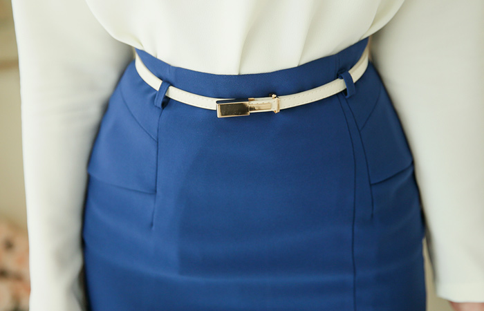 一边翅膀正装裙子