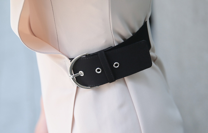 不规​​则宽bijyo连衣裙