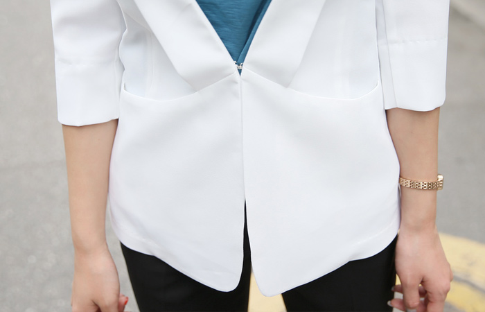 菲利普燕尾服领修身外套