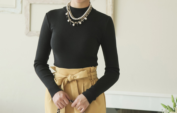 半极性面针织衫