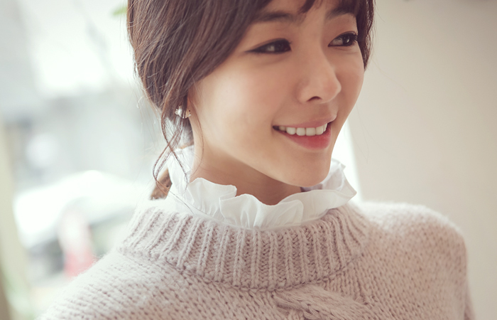 分层领蕾丝/褶皱/金领5 1 jongtaek