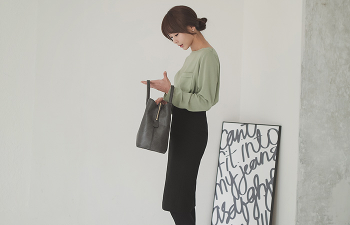 简单高腰裙子_断货