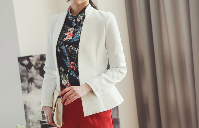 梅花百褶页外套