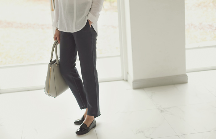 自然松紧带短裤