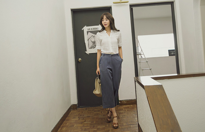 基本的宽短裤9部分