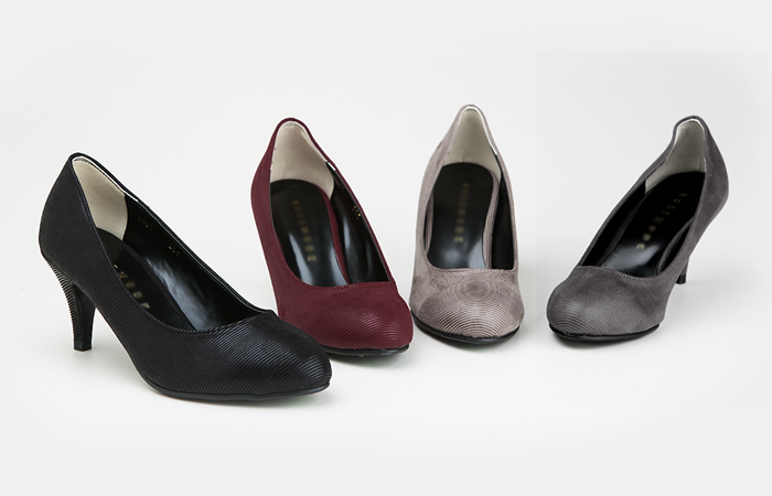 圆鼻给予高跟鞋