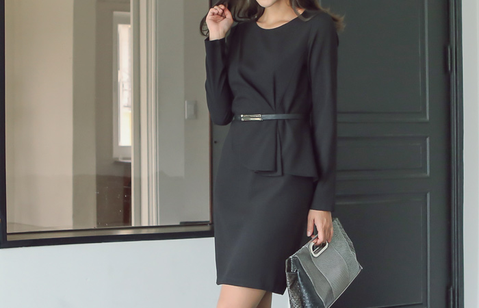 力士马里昂梅花页连衣裙