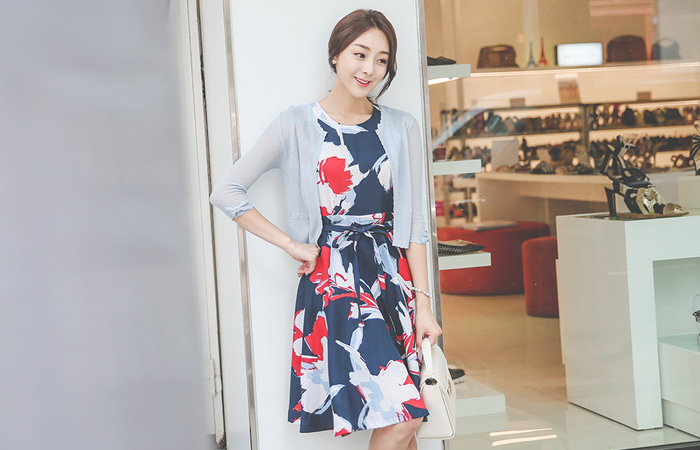 浪漫零售丝带开衫