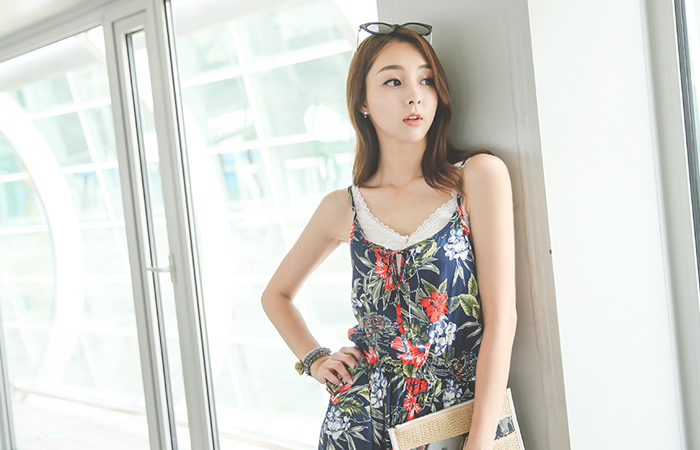 夏威夷宽马克西连身衣