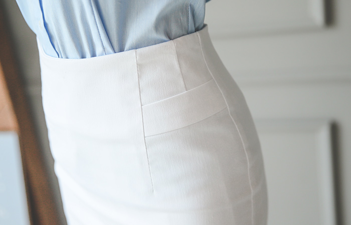 每日棉弹力^ h线条裙子