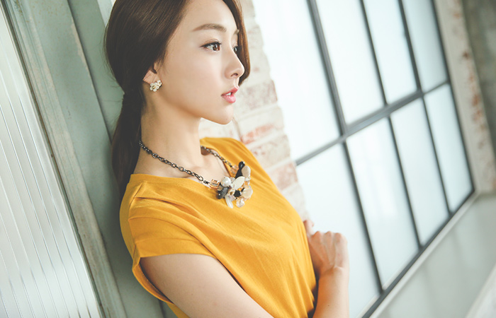 柔丝棉串连衣裙