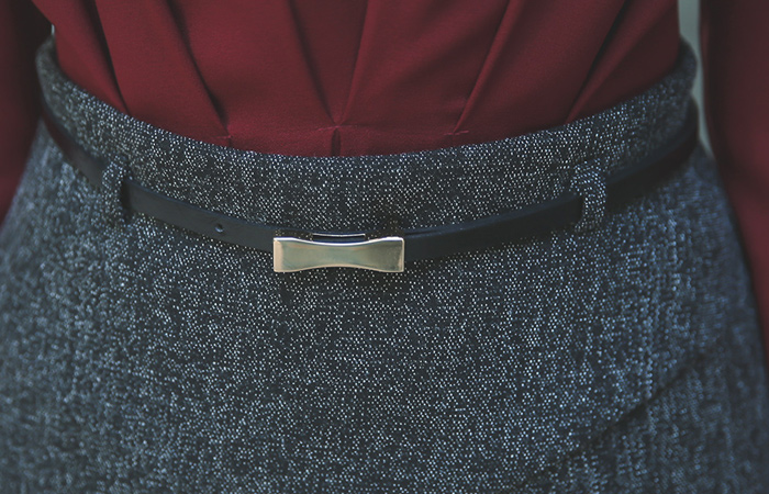 郁金香翼弹力裙子（秋天）