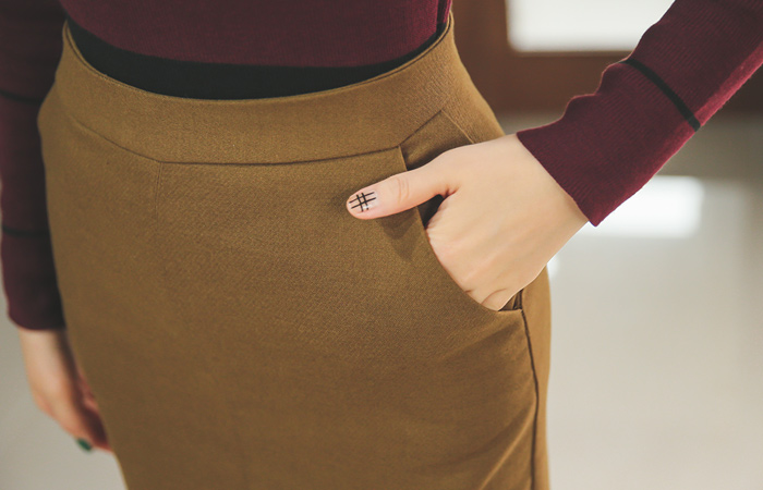 跨度好的口袋裙^ hⅡ