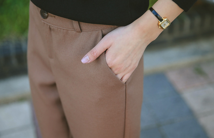 每日9宽的条短裤