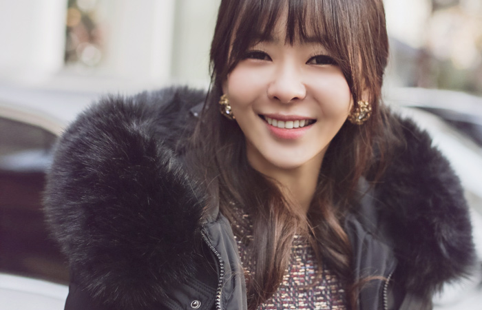 歌姬剪切毛皮兜帽超薄带填充