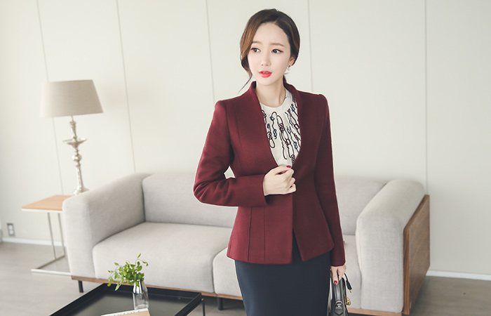 缝机衬羊毛外套