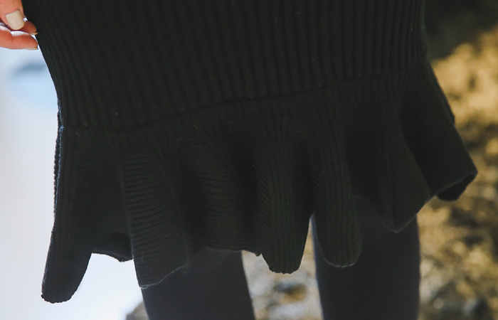 埃丝特波纹编织美人鱼连衣裙