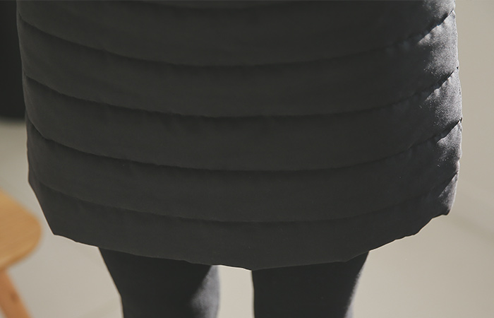 软垫裙加绒打底裤