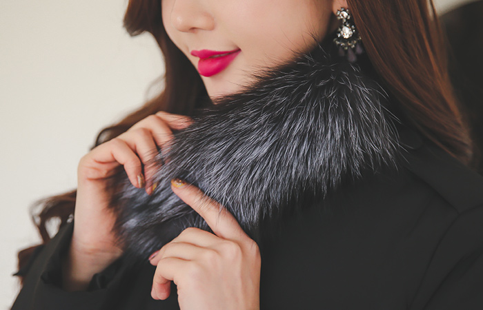 混合磁体真皮草保暖