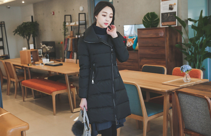 马里昂鸭绒线瘦身棉衣