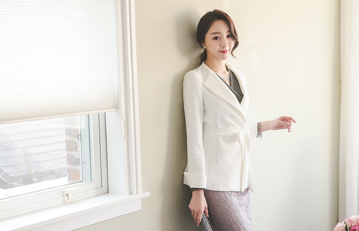 永彩束腰短上衣外套