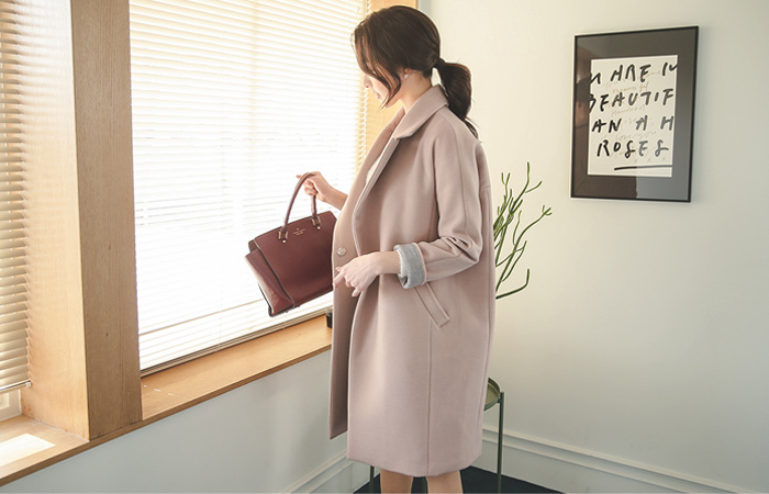 柔丝粉彩配色棉衣