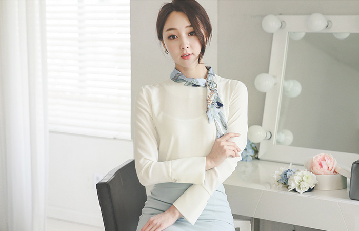 女人头巾女衬衫