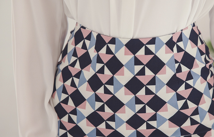 大姐棉弹力裙子