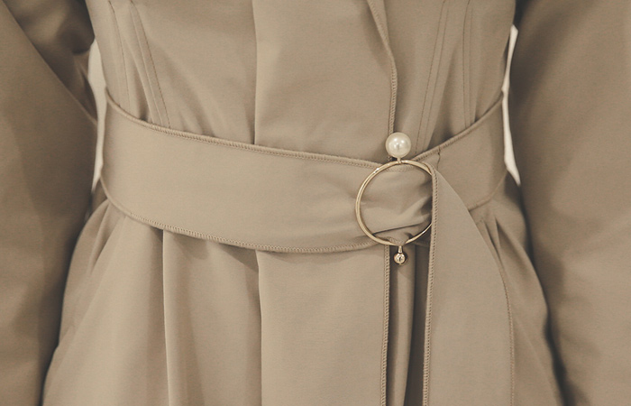 独特风衣连衣裙