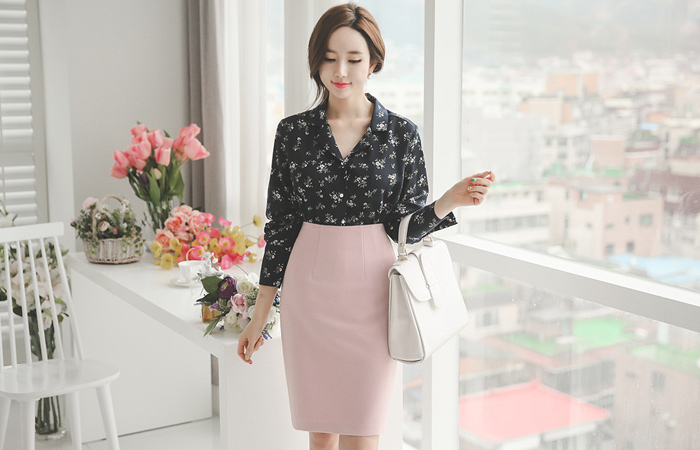 办公室^ h线条裙子（春季）