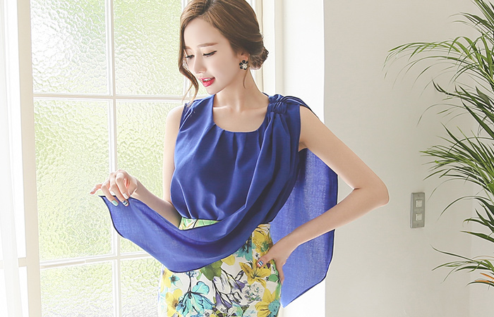 巨人丝带肩女衬衫