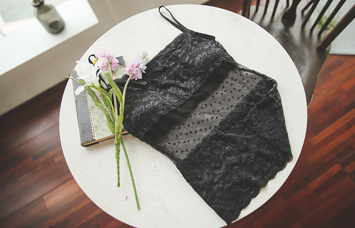 圆点蕾丝透明帽纳西尔