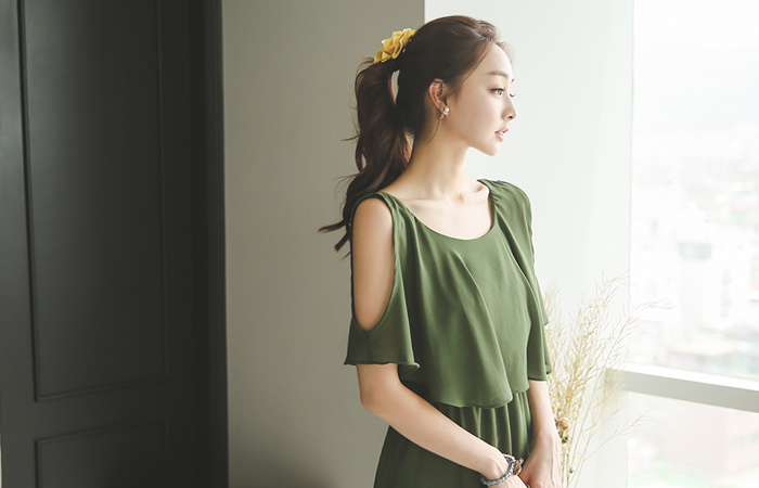 前角真丝零售teuim长款连衣裙