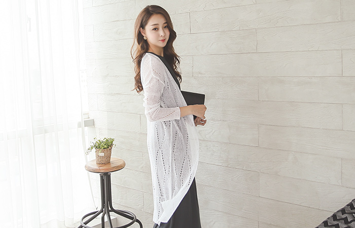 冷却SCSI长款开衫