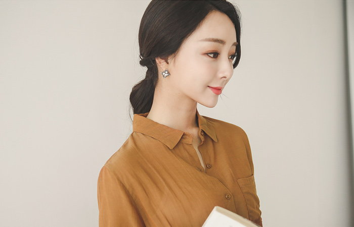 大道基本的口袋衬衫