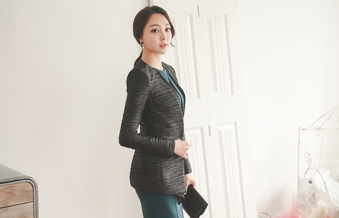 金属围巾花边外套