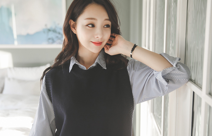 马里昂teuim高棉针织衫马甲