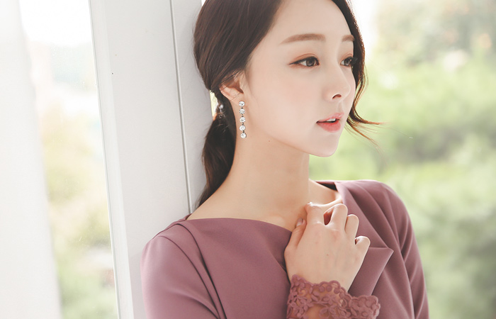 蕾丝袖口窗帘连衣裙Ⅱ