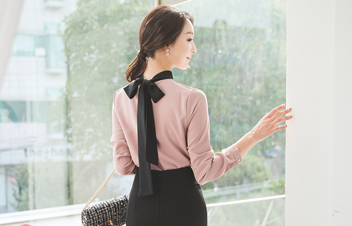 莫赖厄·布莱克领带围巾女衬衫