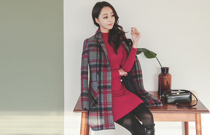 马德拉斯羊毛格子半场