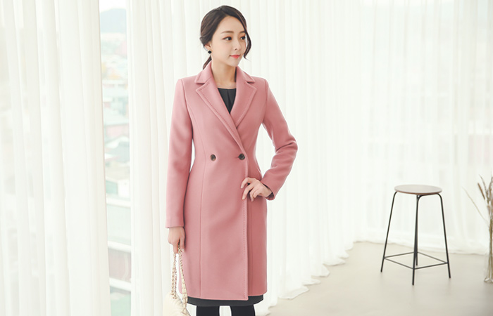 现代缝泰勒羊毛大衣