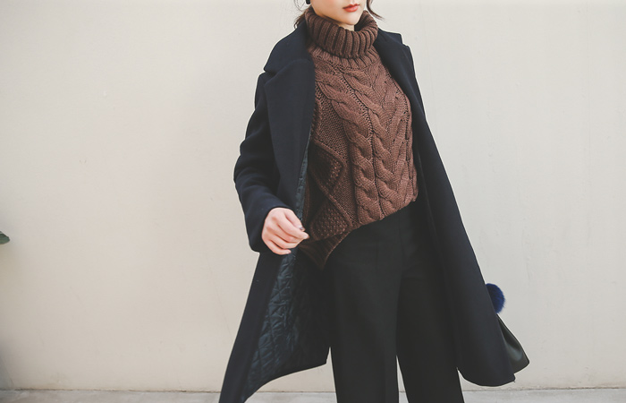 单身量体裁衣西装领型宽松款长款大衣