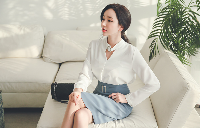 垫metalling颈部项链女衬衫