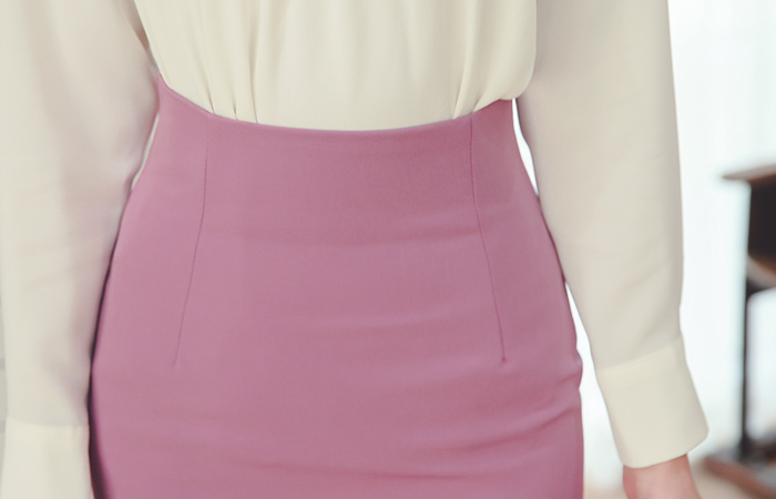 阿登高腰裙子（弹簧）