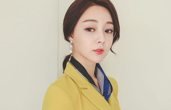 复古/古典双排扣褶边连衣裙